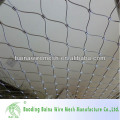 hand woven wire rope ferruled mesh zoo mesh /animal enclosure /aviary netting(made in china)